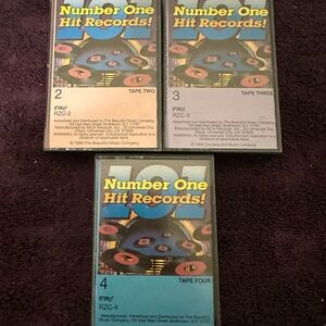 Lot of 3 rare vintage 101 number one records cassette tapes cassettes vol. 2 3 4
